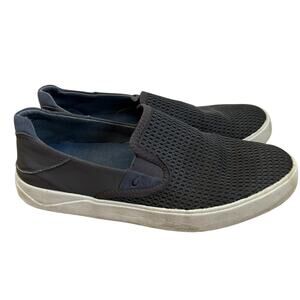OluKai Lae'ahi Men's Size 8 Gray Breathable Slip-On Sneakers